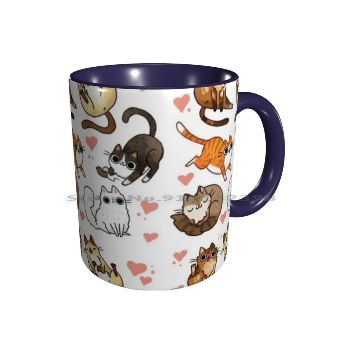 Derpy Cute Cats & Kittens Ceramic Mugs Coffee Cups Milk Tea Mug Derp Cats Cute Cat Butt Cats Playing Cat Lady Tabby Cat Lolz