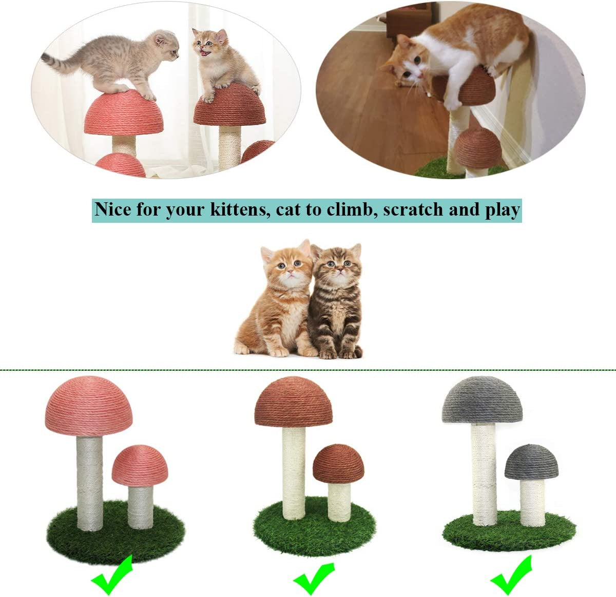 Mushroom Cat Scratcher 