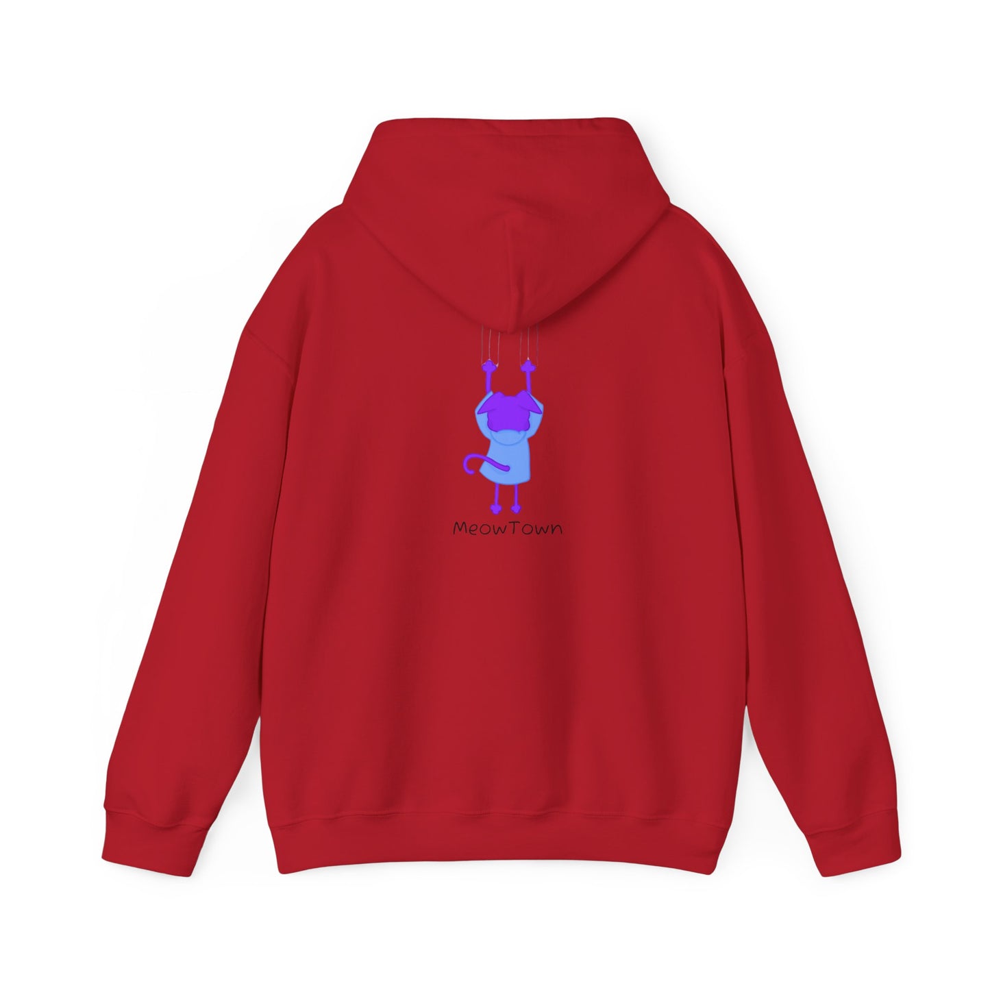 Scratching Kitty Unisex Heavy Blend™ Hooded Sweatshirt