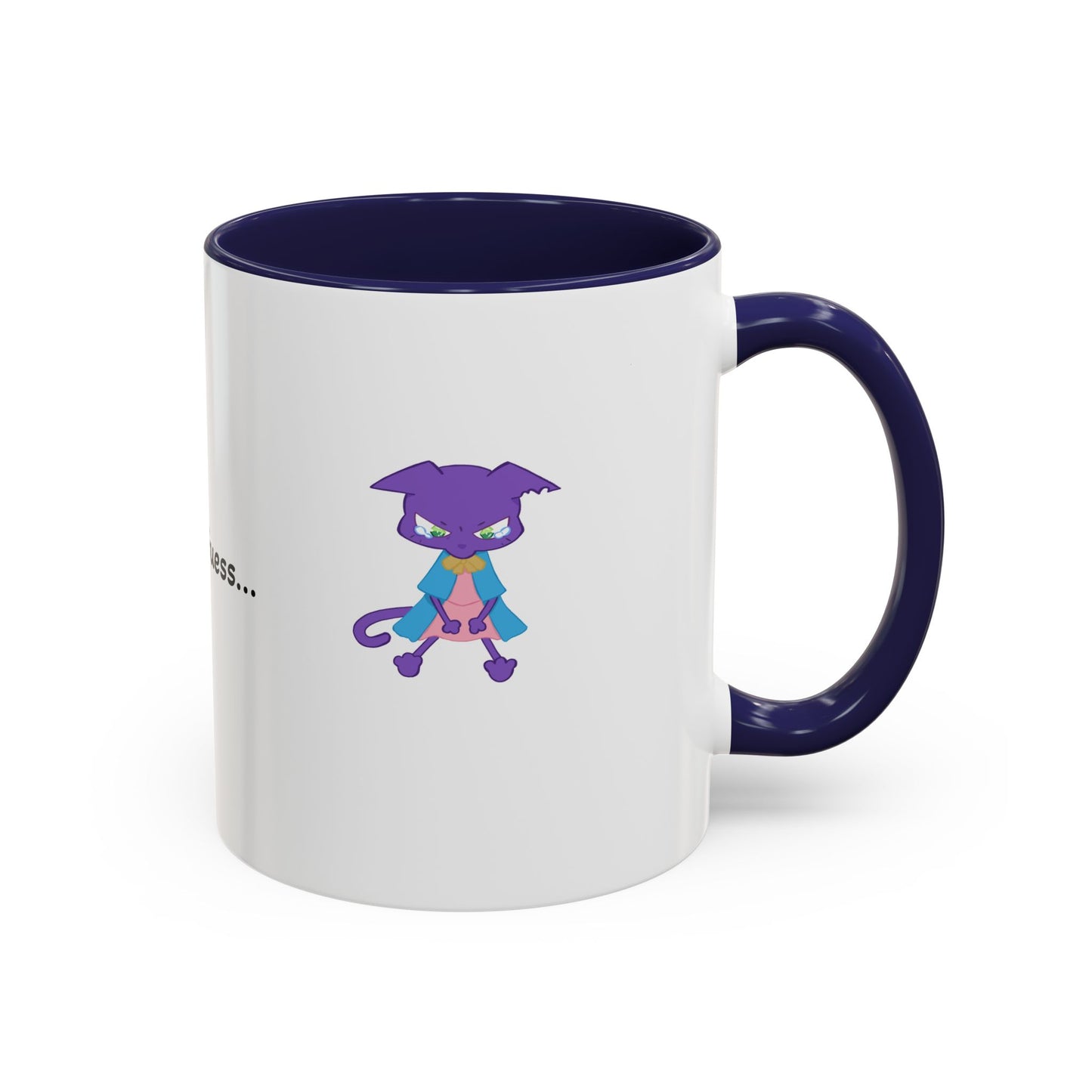 Sad Cat- Accent Coffee Mug (11, 15oz)