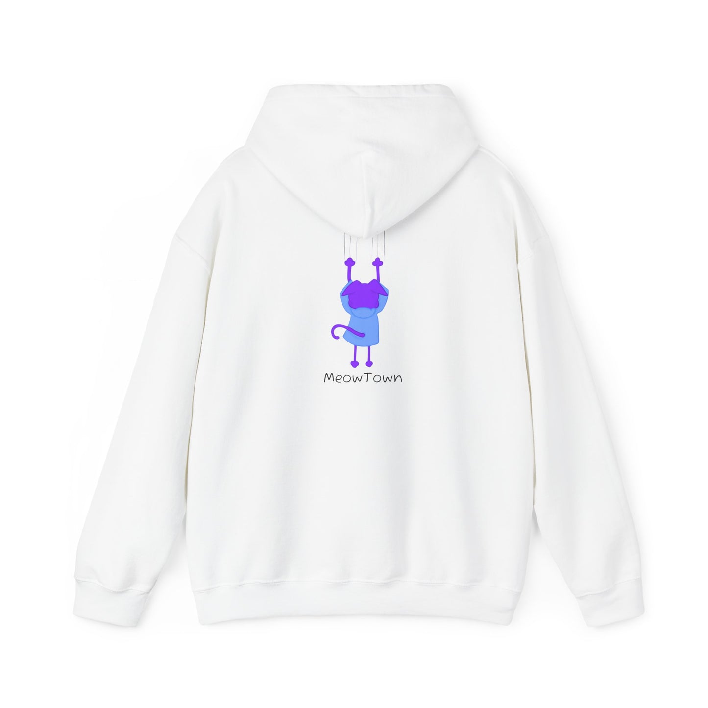 Scratching Kitty Unisex Heavy Blend™ Hooded Sweatshirt