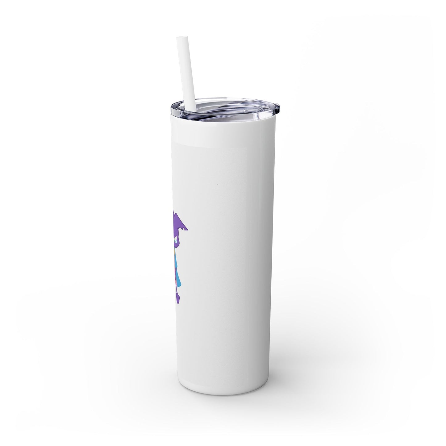 Skinny Tumbler Cup with Straw, 20oz