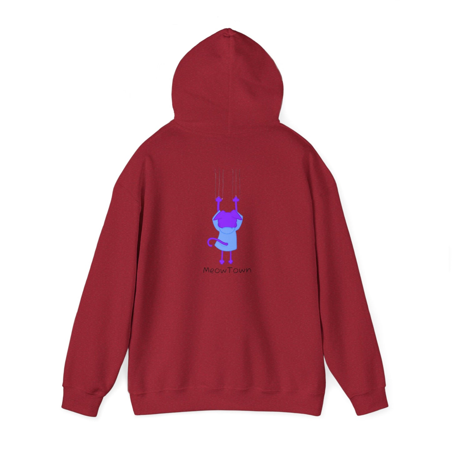 Scratching Kitty Unisex Heavy Blend™ Hooded Sweatshirt