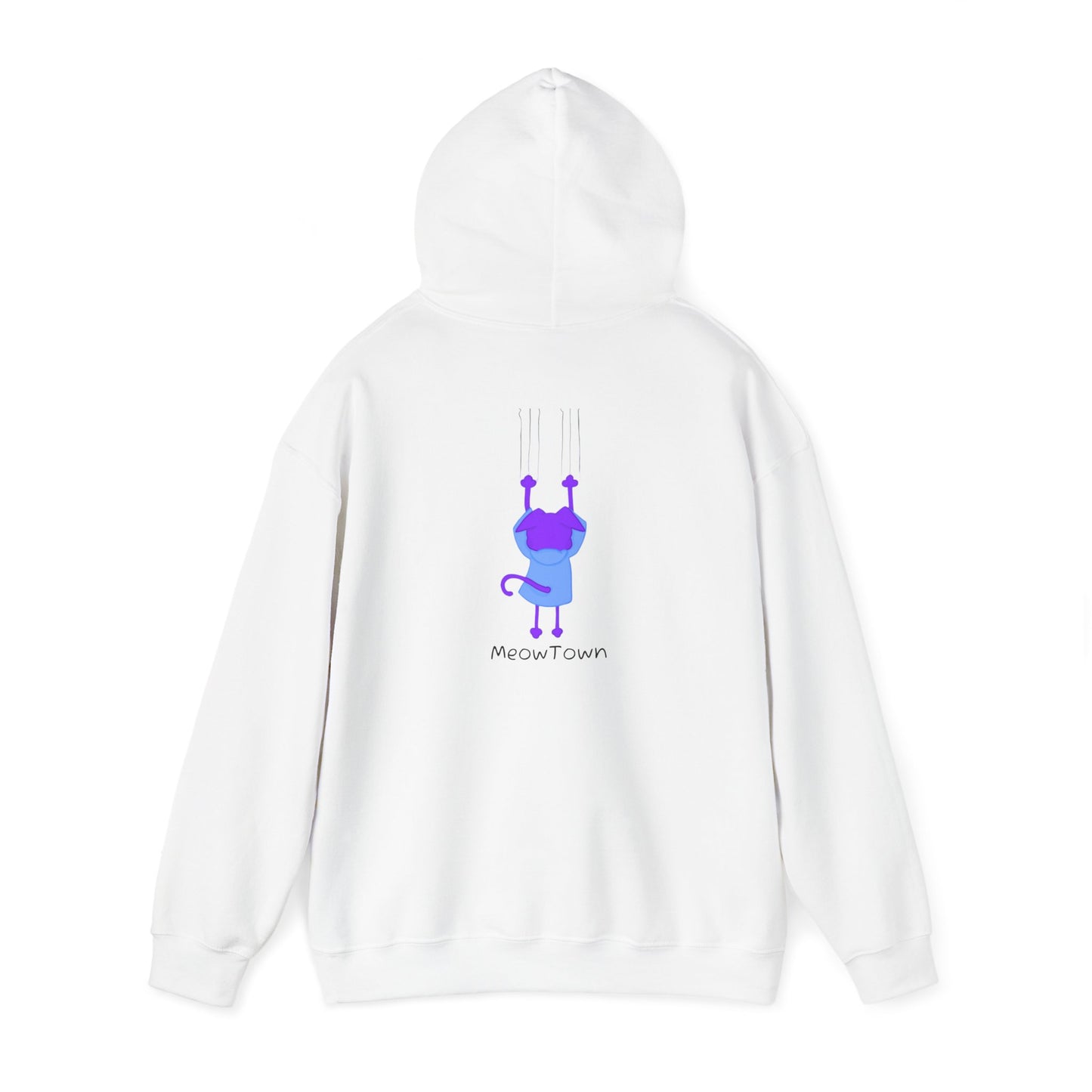 Scratching Kitty Unisex Heavy Blend™ Hooded Sweatshirt