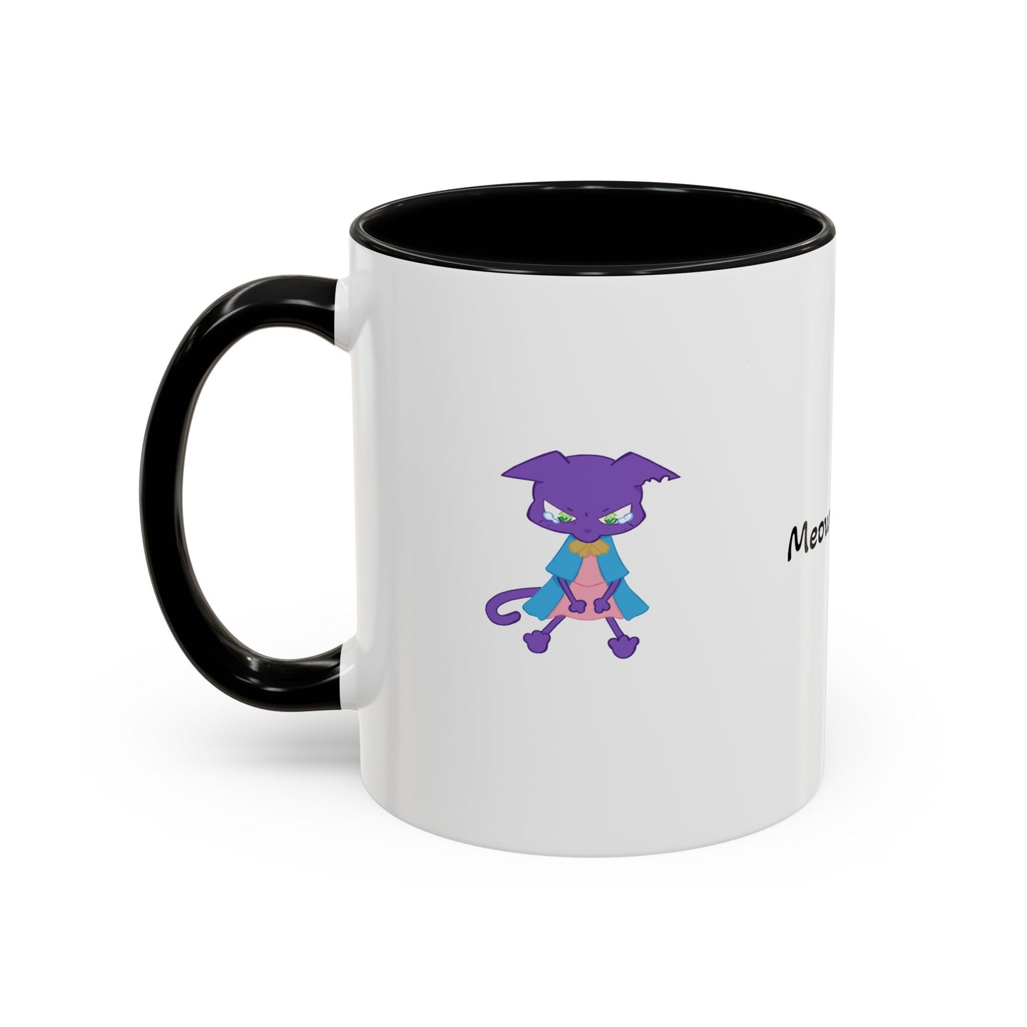 Sad Cat- Accent Coffee Mug (11, 15oz)