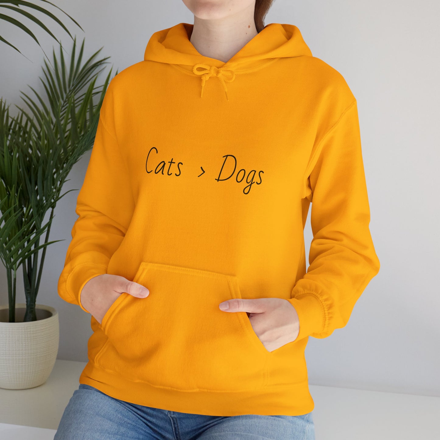 Cats vs Dogs Hooded Sweatshirt