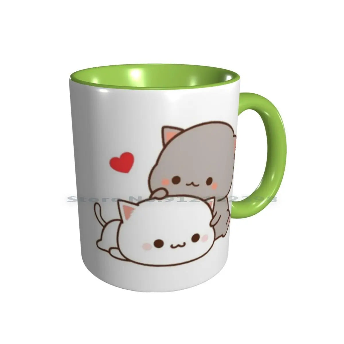 Cute Cats Ceramic Mugs Coffee Cups Milk Tea Mug Goma Cute Cat Person Peach Cat Boyfriend Cat Milk Girlfriend Kawaii Kitty Mochi