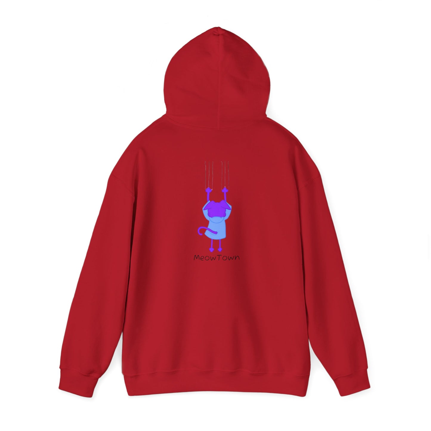 Scratching Kitty Unisex Heavy Blend™ Hooded Sweatshirt