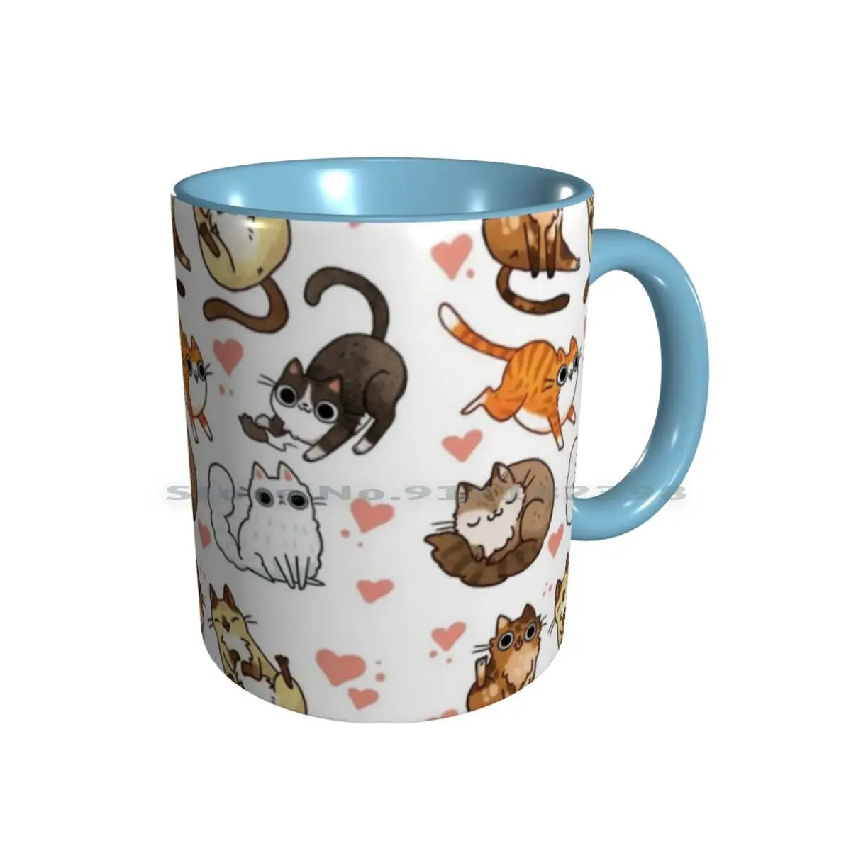 Derpy Cute Cats & Kittens Ceramic Mugs Coffee Cups Milk Tea Mug Derp Cats Cute Cat Butt Cats Playing Cat Lady Tabby Cat Lolz