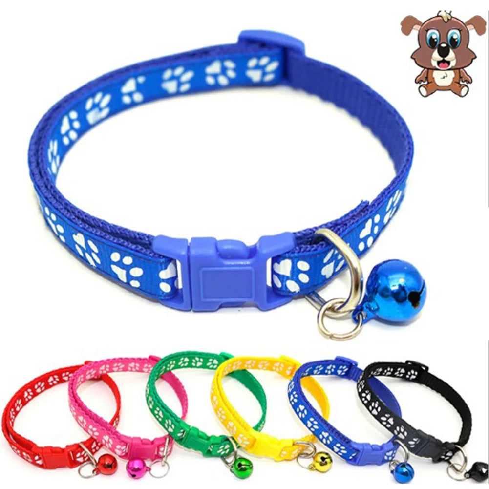 Pet Supplies Cat Collar Single Footprint Printing Safety Adjustment Belt Simple Good Quality Fashion Pet Neck Ring Neck Strap