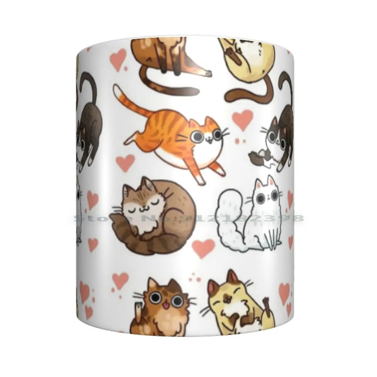 Derpy Cute Cats & Kittens Ceramic Mugs Coffee Cups Milk Tea Mug Derp Cats Cute Cat Butt Cats Playing Cat Lady Tabby Cat Lolz