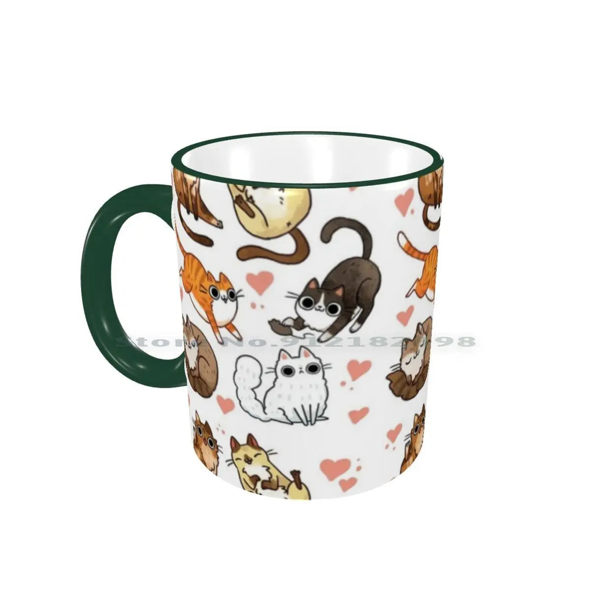 Derpy Cute Cats & Kittens Ceramic Mugs Coffee Cups Milk Tea Mug Derp Cats Cute Cat Butt Cats Playing Cat Lady Tabby Cat Lolz