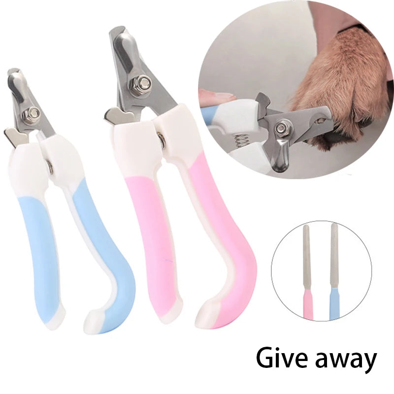 Professional Pet Nail Clippers Grooming and Care Clipper Goods for Cats Stainless Trimmer Convenient Claw Sharpener Dog Products