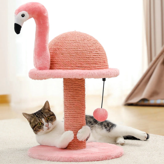 19" Flamingo Scratching Post 