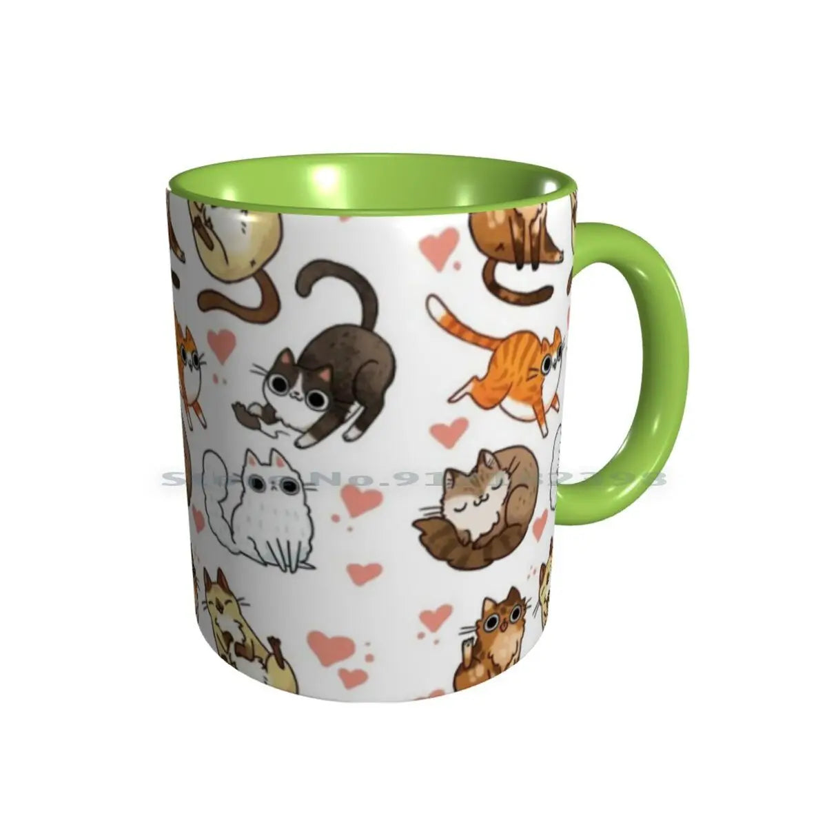 Derpy Cute Cats & Kittens Ceramic Mugs Coffee Cups Milk Tea Mug Derp Cats Cute Cat Butt Cats Playing Cat Lady Tabby Cat Lolz