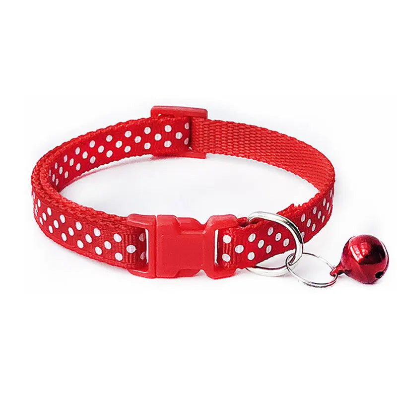 Pet Supplies Cat Collar Single Footprint Printing Safety Adjustment Belt Simple Good Quality Fashion Pet Neck Ring Neck Strap