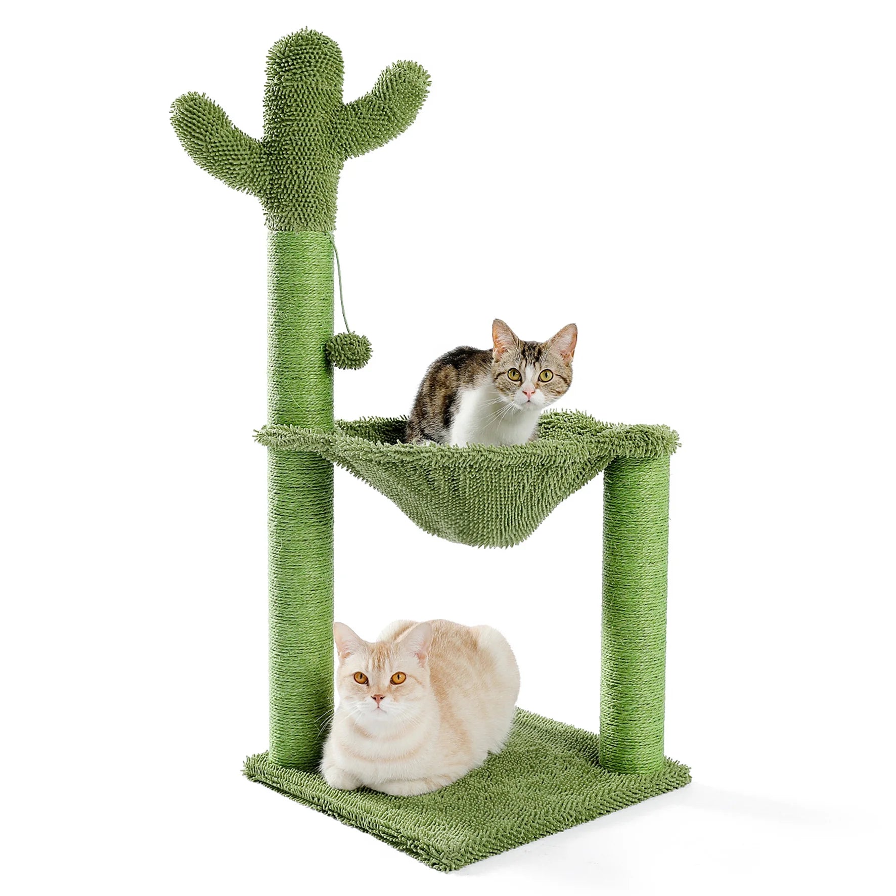 33" Cactus Scratching Post with Large Hammock