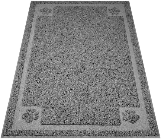 Large Grey Litter Mat Trapper 35"×23" 