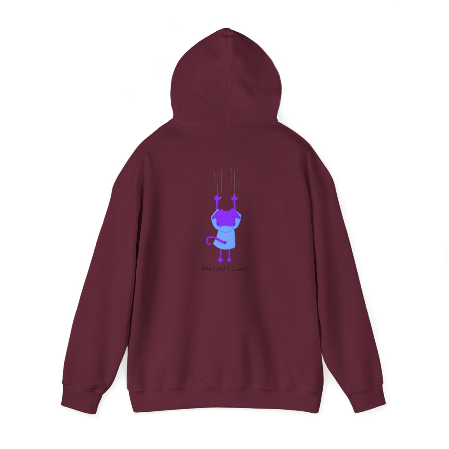 Scratching Kitty Unisex Heavy Blend™ Hooded Sweatshirt