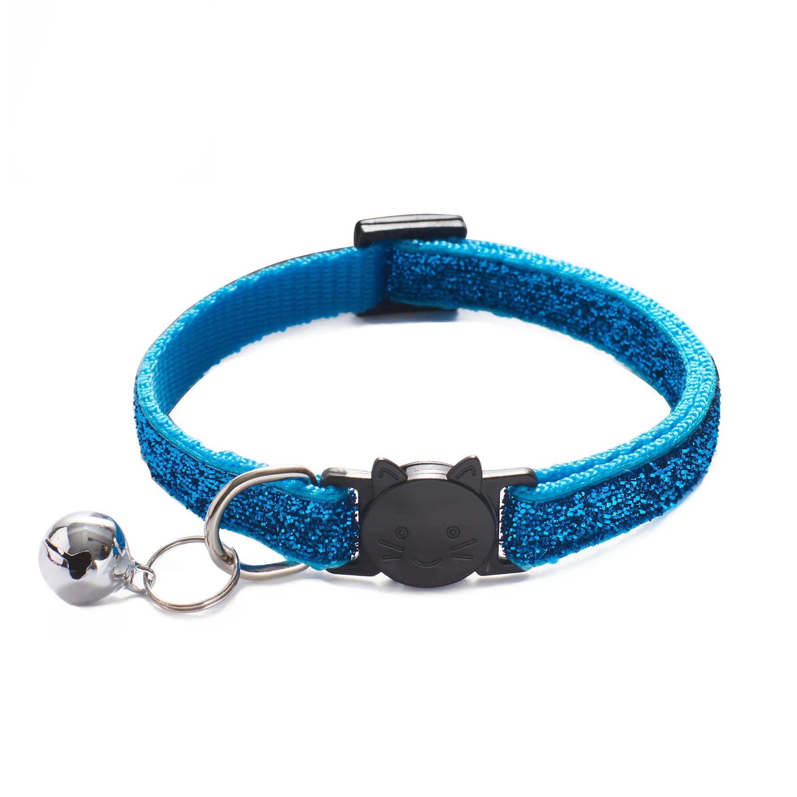 Pet Cat Dog Collars Polyester Adjustable Cat Collars with Bell Safety Buckle Dog Collar Necklace Collar Pet Supplies Accessories