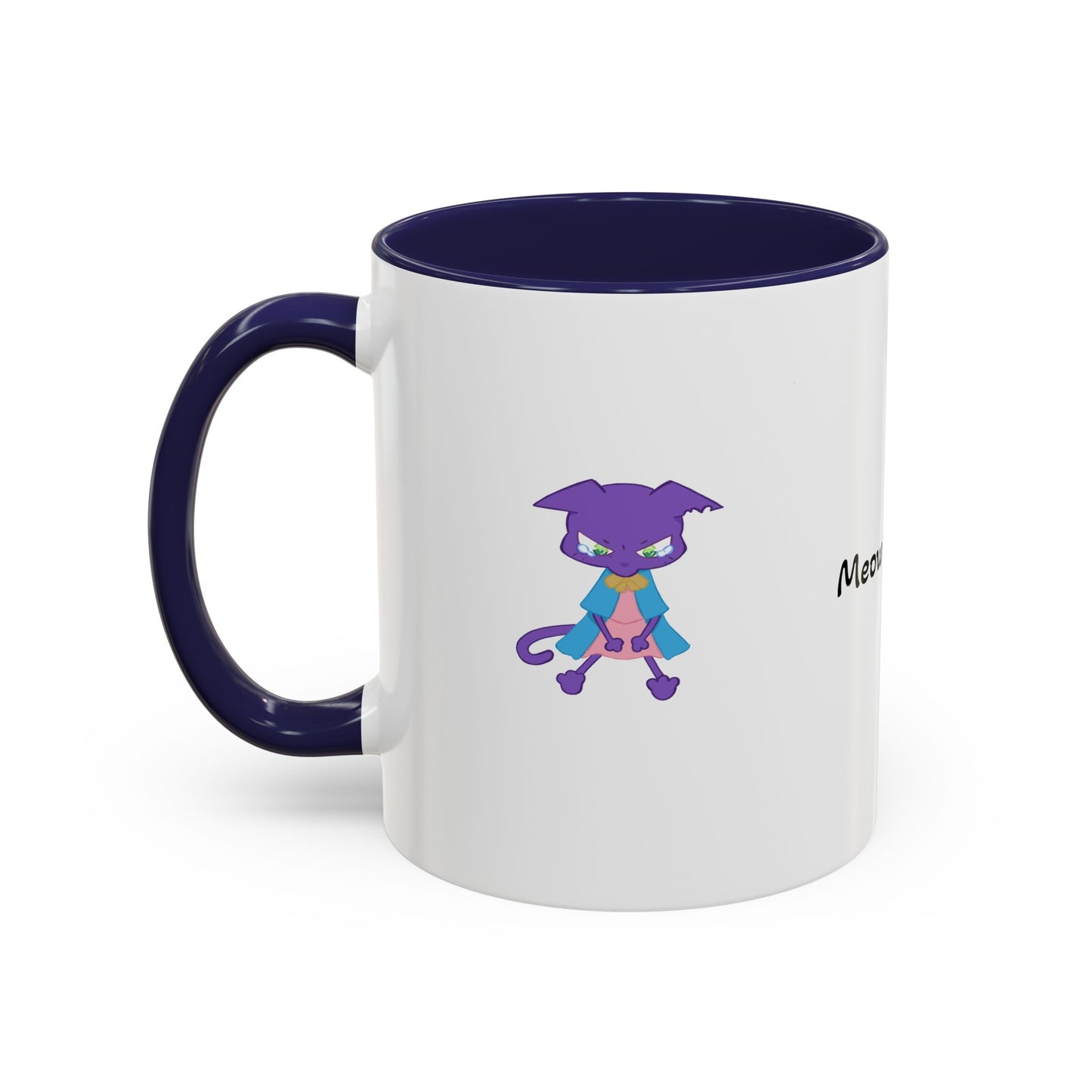 Sad Cat- Accent Coffee Mug (11, 15oz)