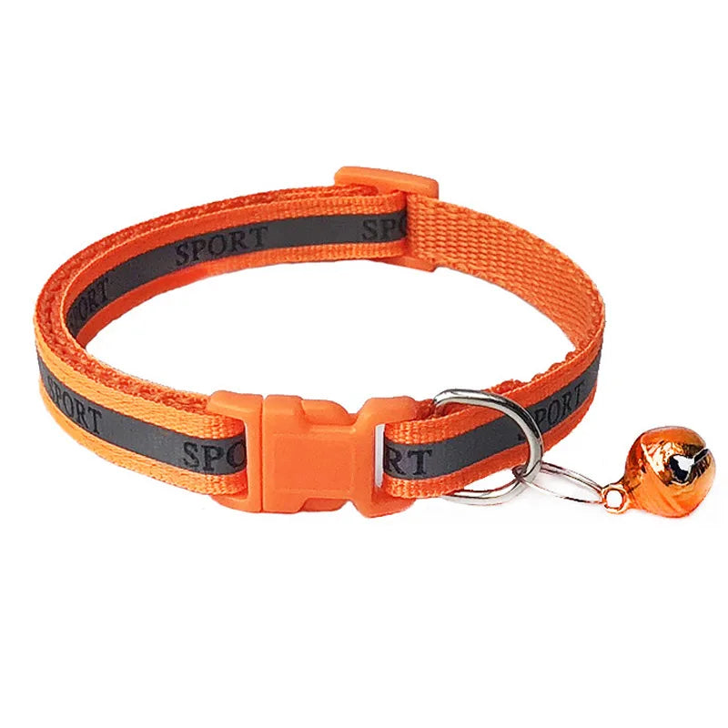 Pet Supplies Cat Collar Single Footprint Printing Safety Adjustment Belt Simple Good Quality Fashion Pet Neck Ring Neck Strap