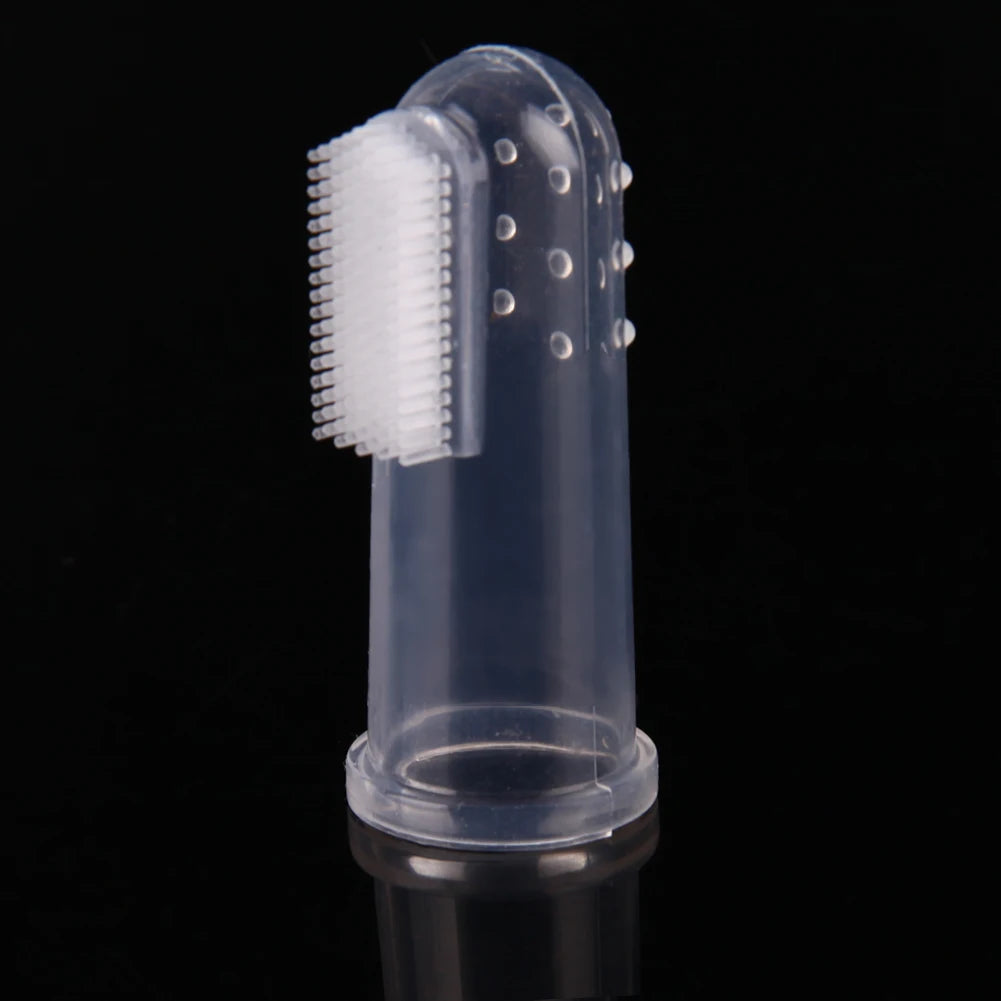 Pet Finger Toothbrush Dog Cat Tartar Teeth Cleaner Grooming Tools for Puppy Cat Kitten Toothbrush Dog Accessories