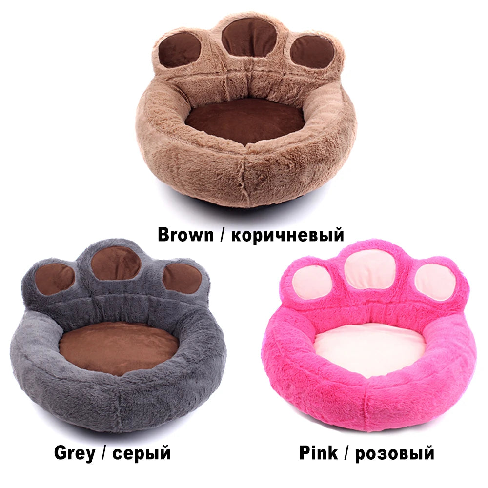 Pet Cat Bed House for Cats Basket Mat Winter Warm Plush Beds Lounger for Cat Panier Pet Bed Products for Cats Cama Para Gato