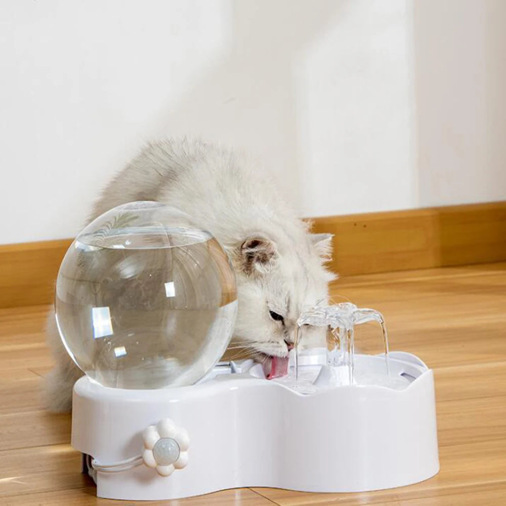 Dog Cat Water Dispenser Automatic Cat Water Fountain Dog Water Dispenser Filter Smart Gravity Drinking Bowl Pet Water Fountain