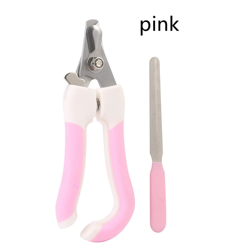 Professional Pet Nail Clippers Grooming and Care Clipper Goods for Cats Stainless Trimmer Convenient Claw Sharpener Dog Products