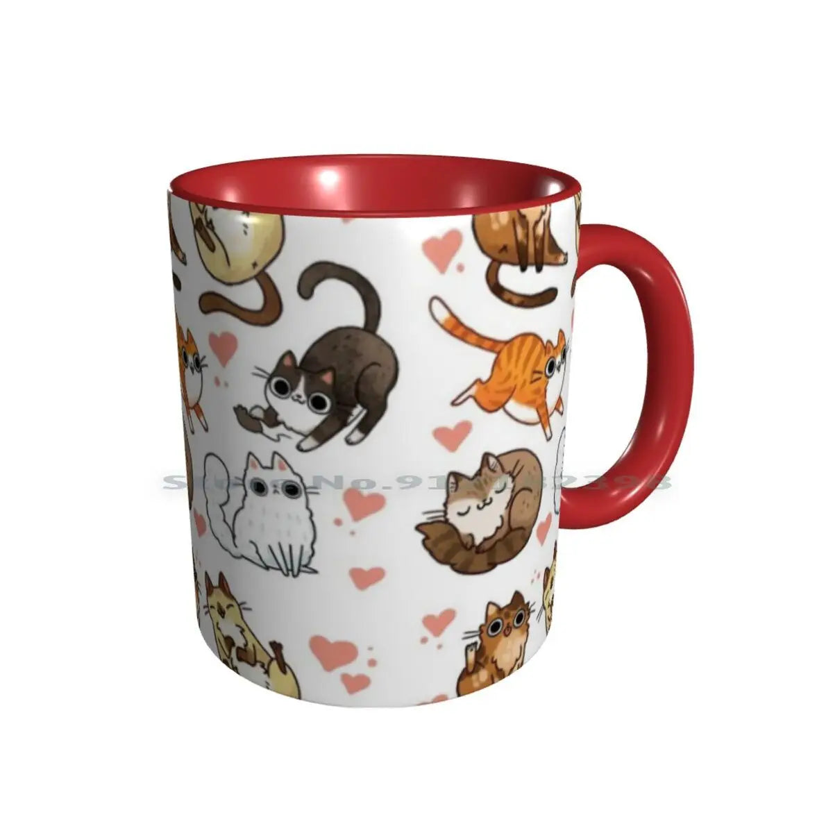 Derpy Cute Cats & Kittens Ceramic Mugs Coffee Cups Milk Tea Mug Derp Cats Cute Cat Butt Cats Playing Cat Lady Tabby Cat Lolz